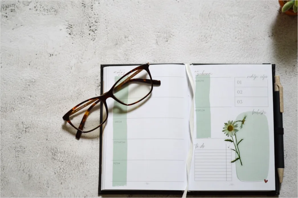 Detail Exam Preparation Checklist Notebook Flat Lay Number 18