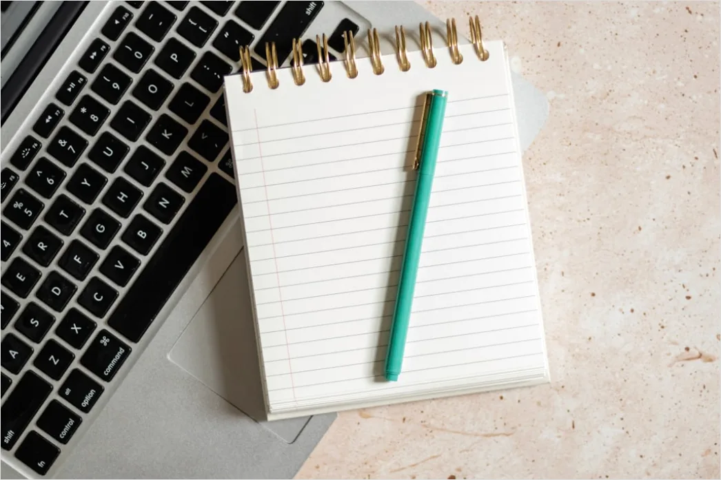 Detail Exam Preparation Checklist Notebook Flat Lay Number 8