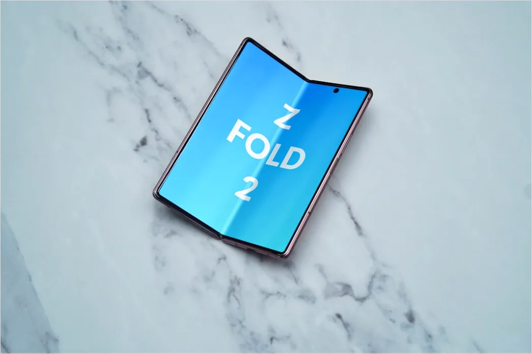 Detail Foldable Phone Concept Product Shot Closeup Number 2