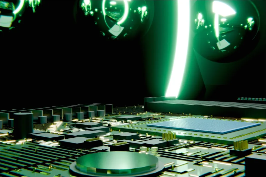 Detail Futuristic Technology Background Abstract Circuit Lines Number 11