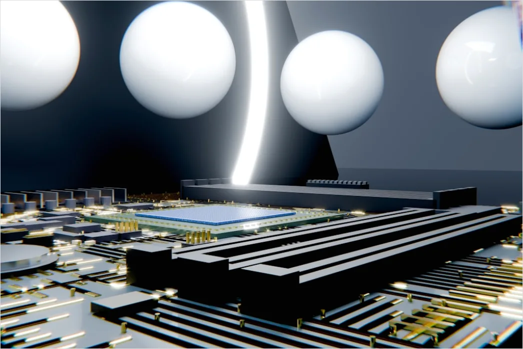 Detail Futuristic Technology Background Abstract Circuit Lines Number 12