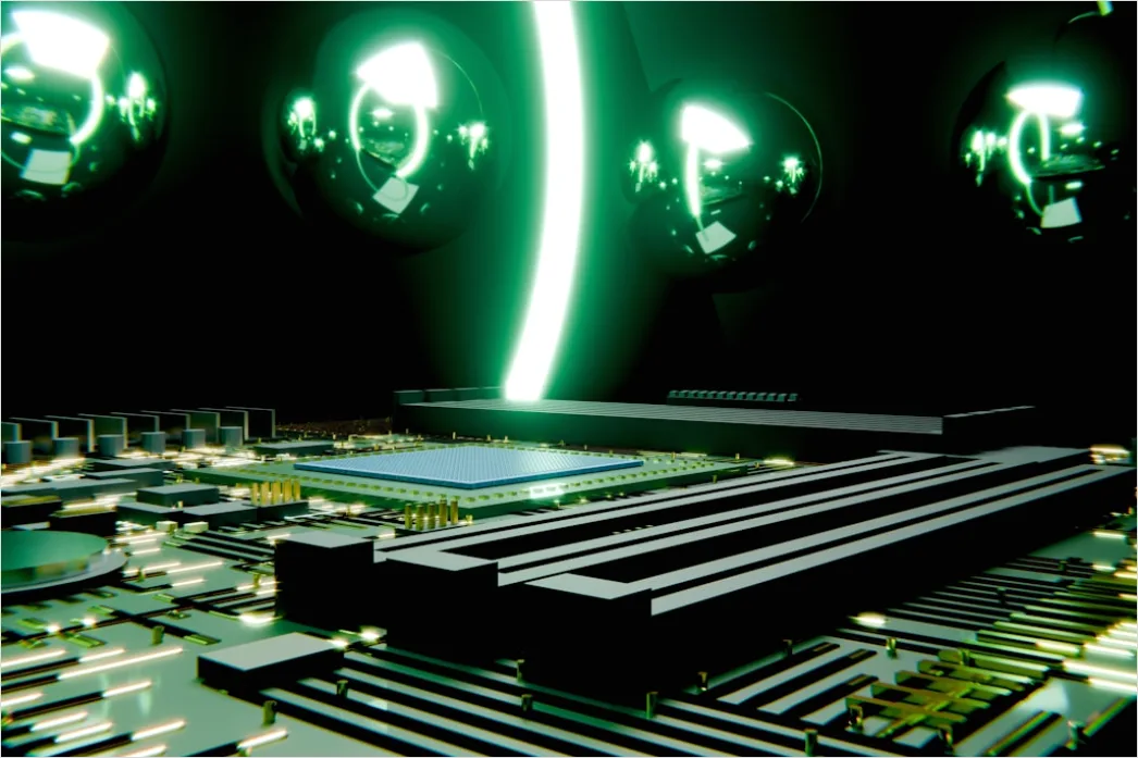 Detail Futuristic Technology Background Abstract Circuit Lines Number 17