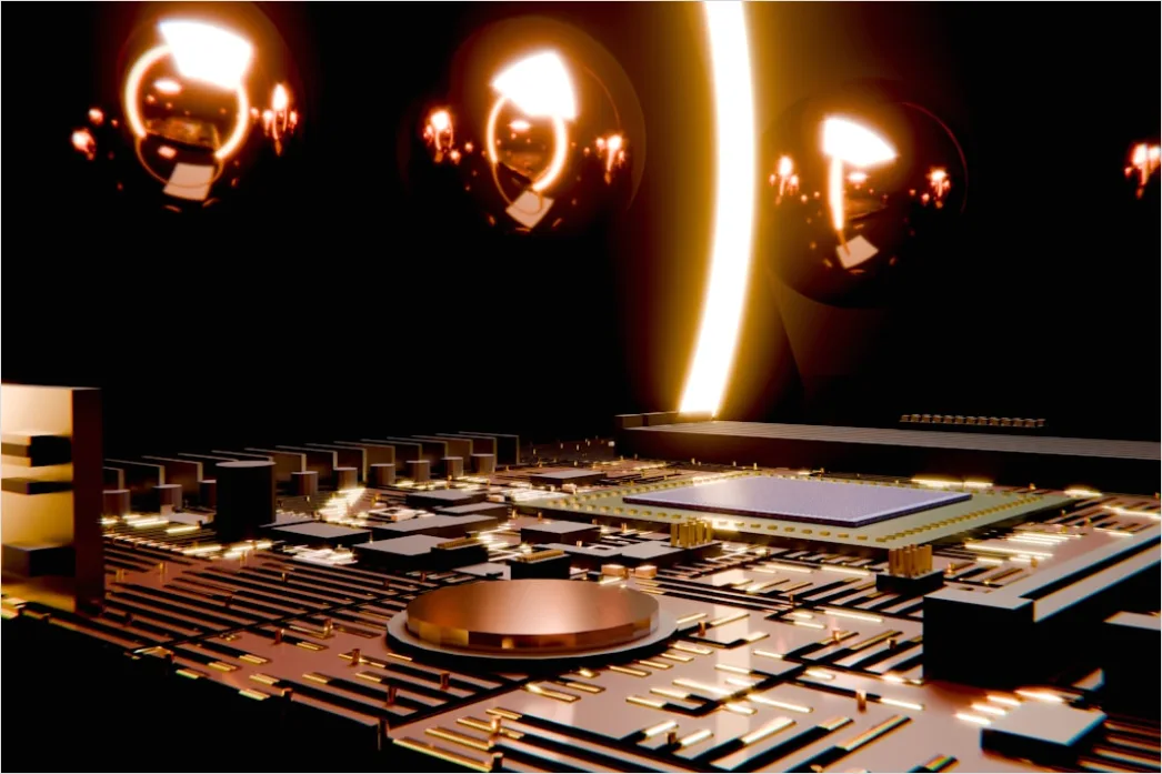 Detail Futuristic Technology Background Abstract Circuit Lines Number 18
