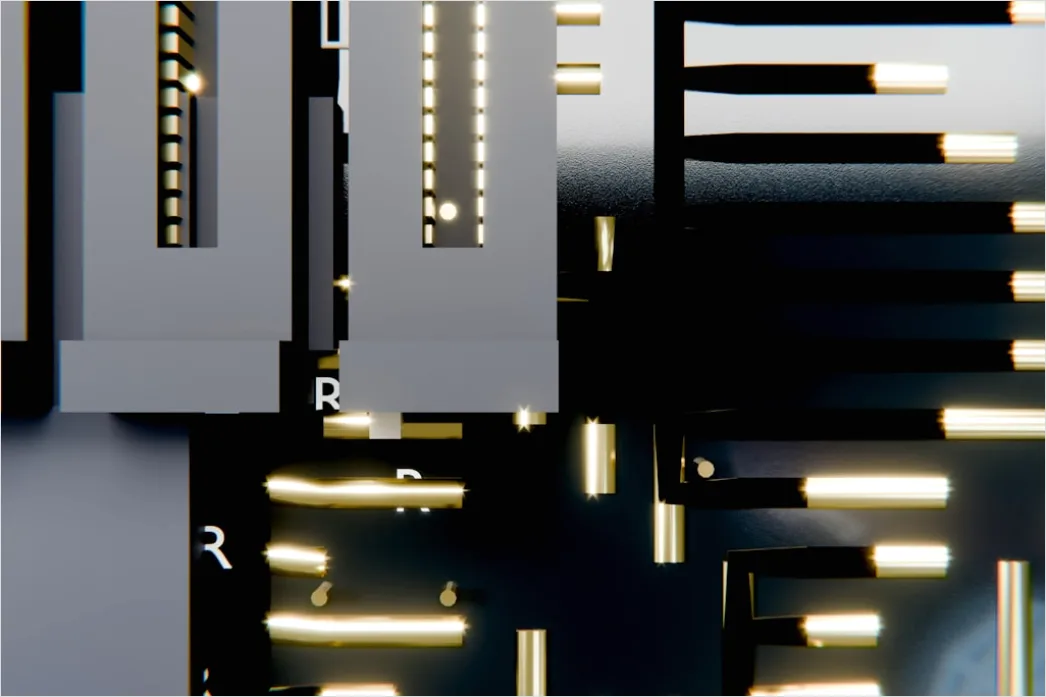 Detail Futuristic Technology Background Abstract Circuit Lines Number 6