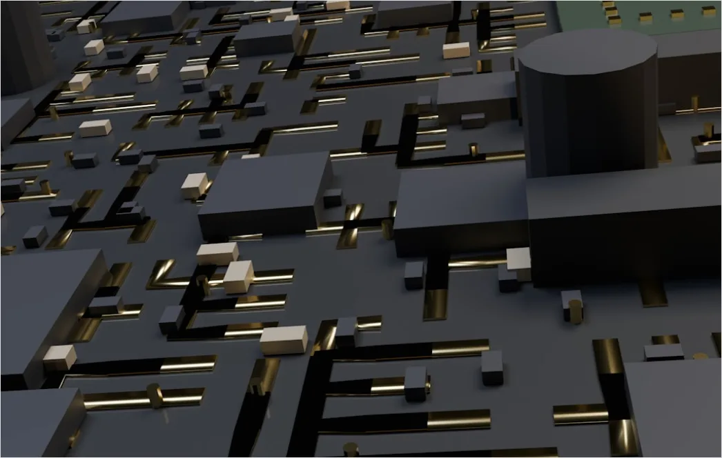 Detail Futuristic Technology Background Abstract Circuit Lines Number 7
