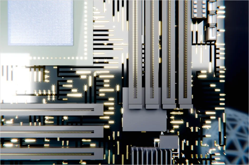 Detail Futuristic Technology Background Abstract Circuit Lines Number 8