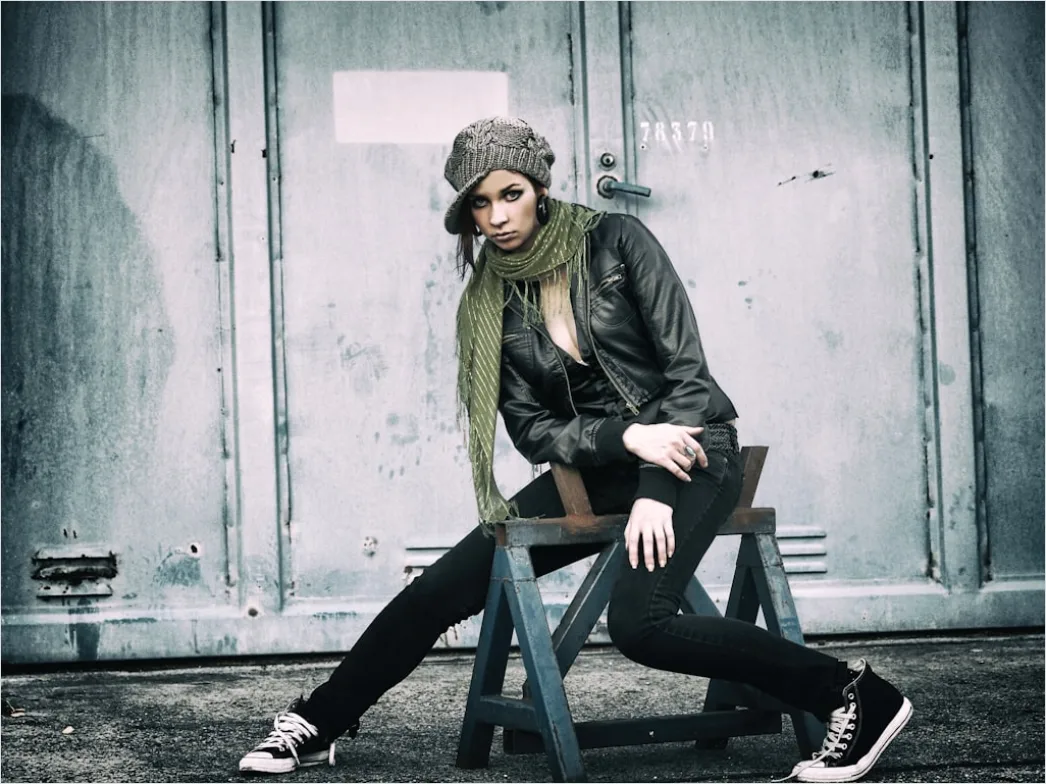 Detail Lederjacke Outfit Ideen Damen Casual Number 16