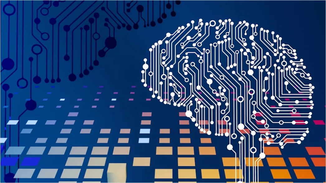 Detail Machine Learning Concept Illustration Neural Network Number 2