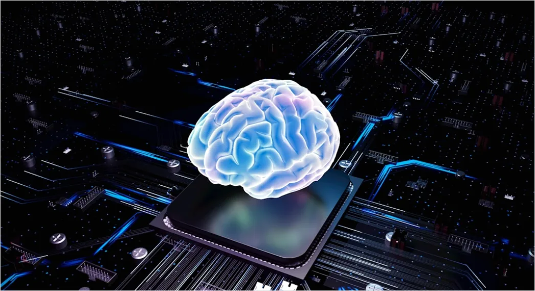 Detail Machine Learning Concept Illustration Neural Network Number 19