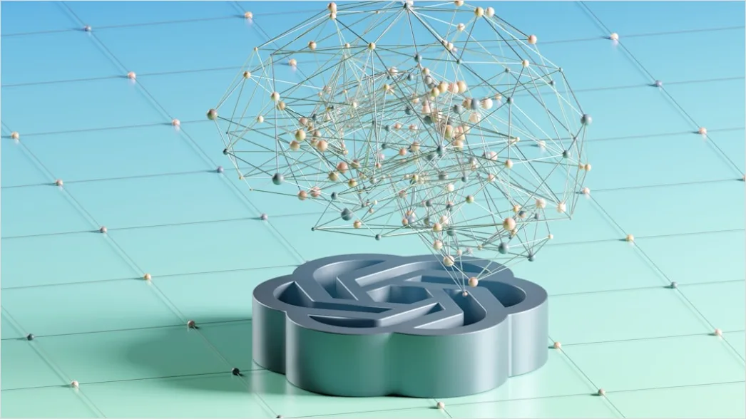 Detail Machine Learning Concept Illustration Neural Network Number 4