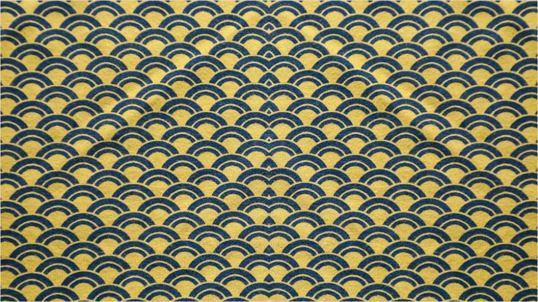 Detail Nahtloses Muster Japanische Wellen Seigaiha Number 4