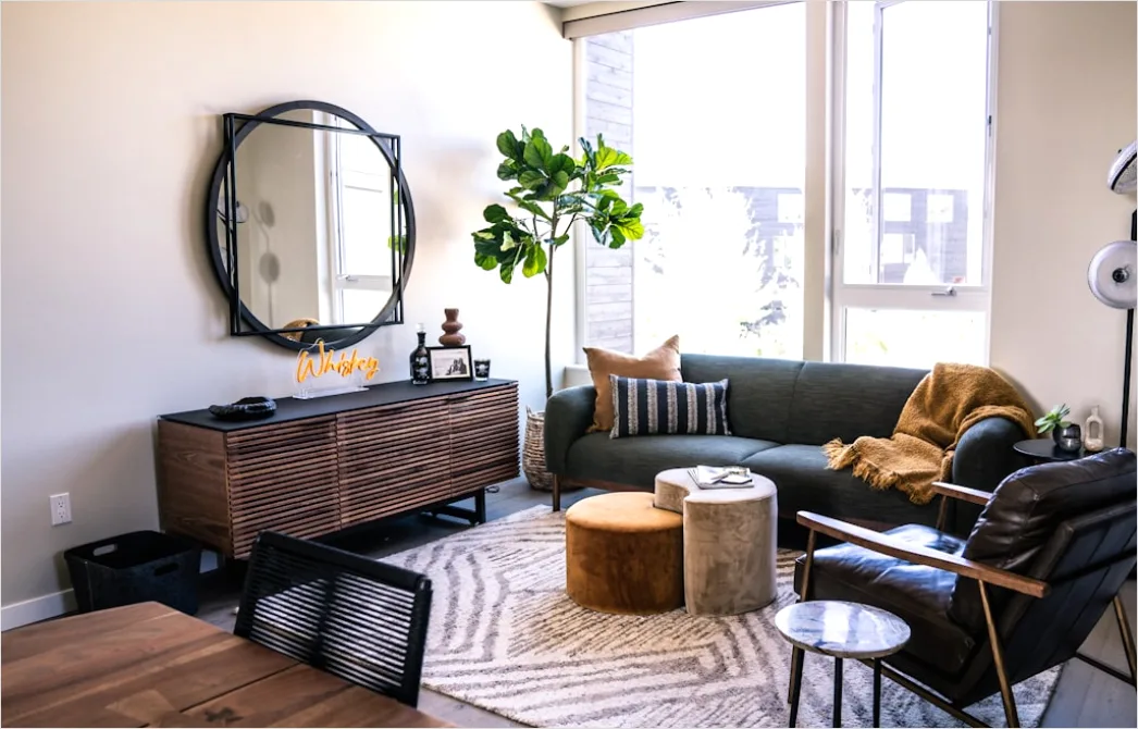 Detail Robot Vacuum Cleaner In Modern Living Room Number 10