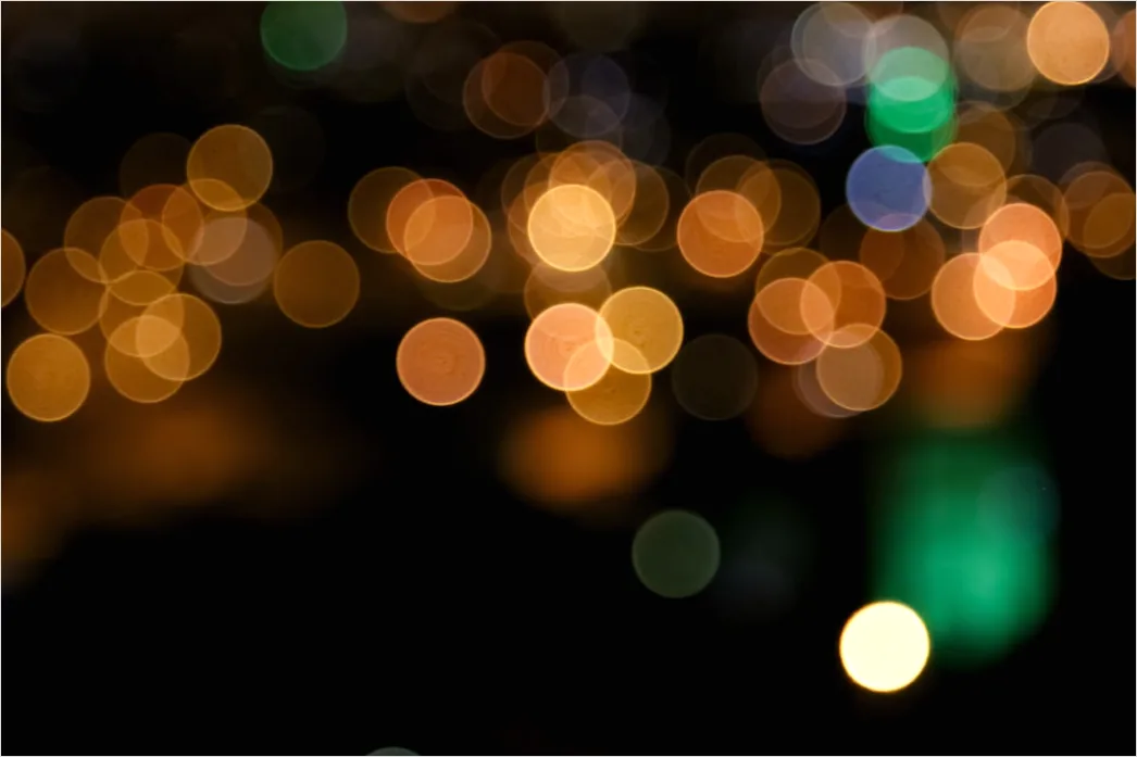 Stadtlichter Bokeh Hintergrund Bei Nacht 53b1