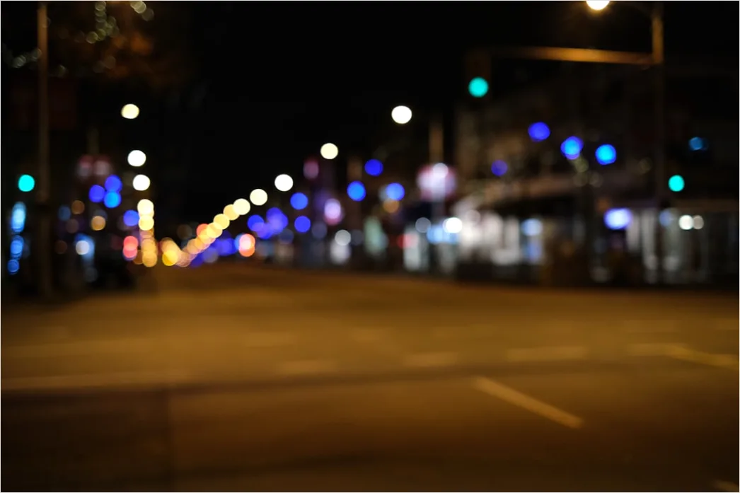 Detail Stadtlichter Bokeh Hintergrund Bei Nacht Number 13