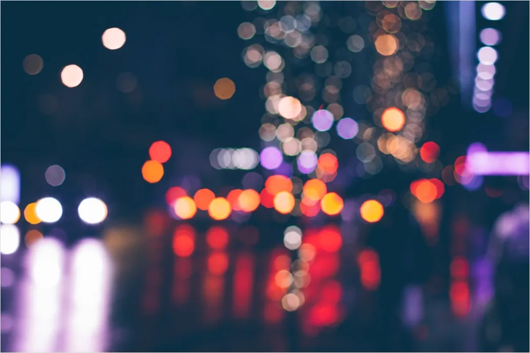 Detail Stadtlichter Bokeh Hintergrund Bei Nacht Number 14