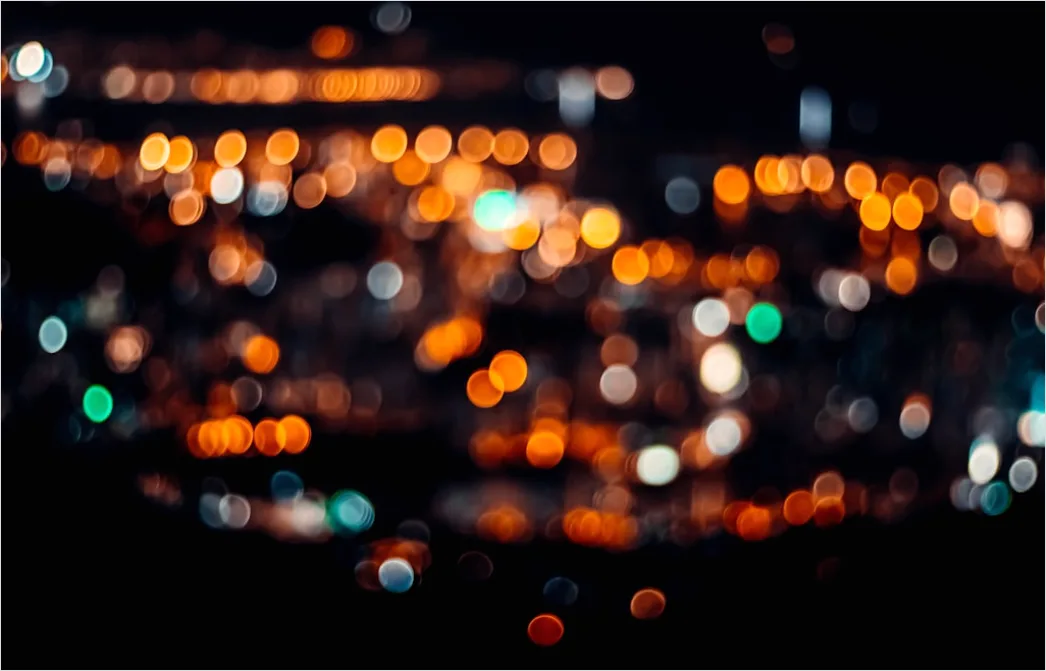 Detail Stadtlichter Bokeh Hintergrund Bei Nacht Number 20
