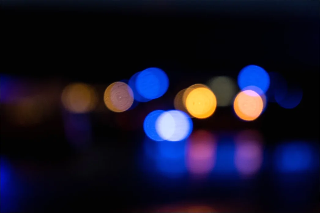 Detail Stadtlichter Bokeh Hintergrund Bei Nacht Number 3