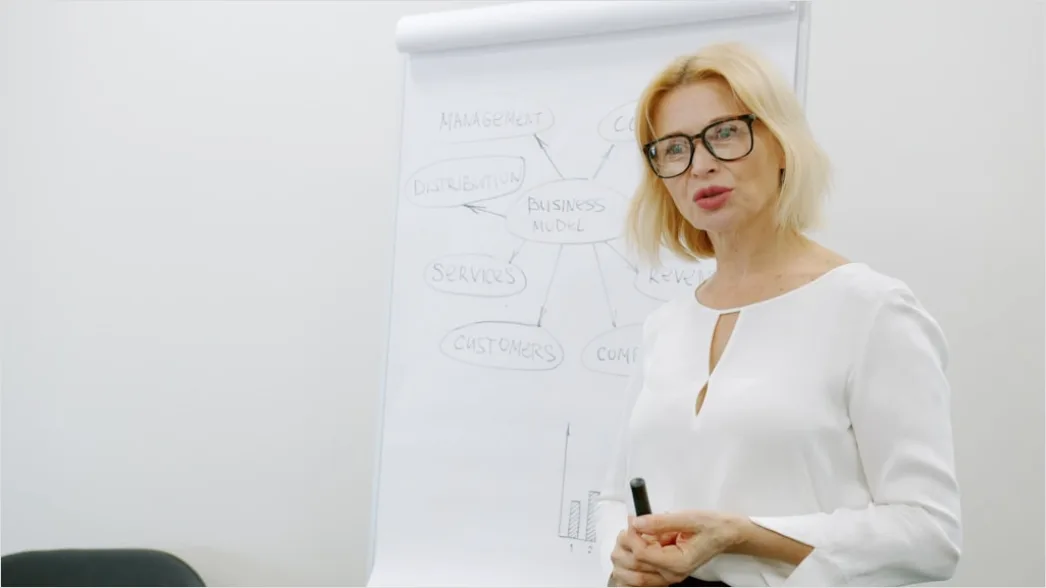 Detail Teacher Explaining Math Concept On Whiteboard Number 13
