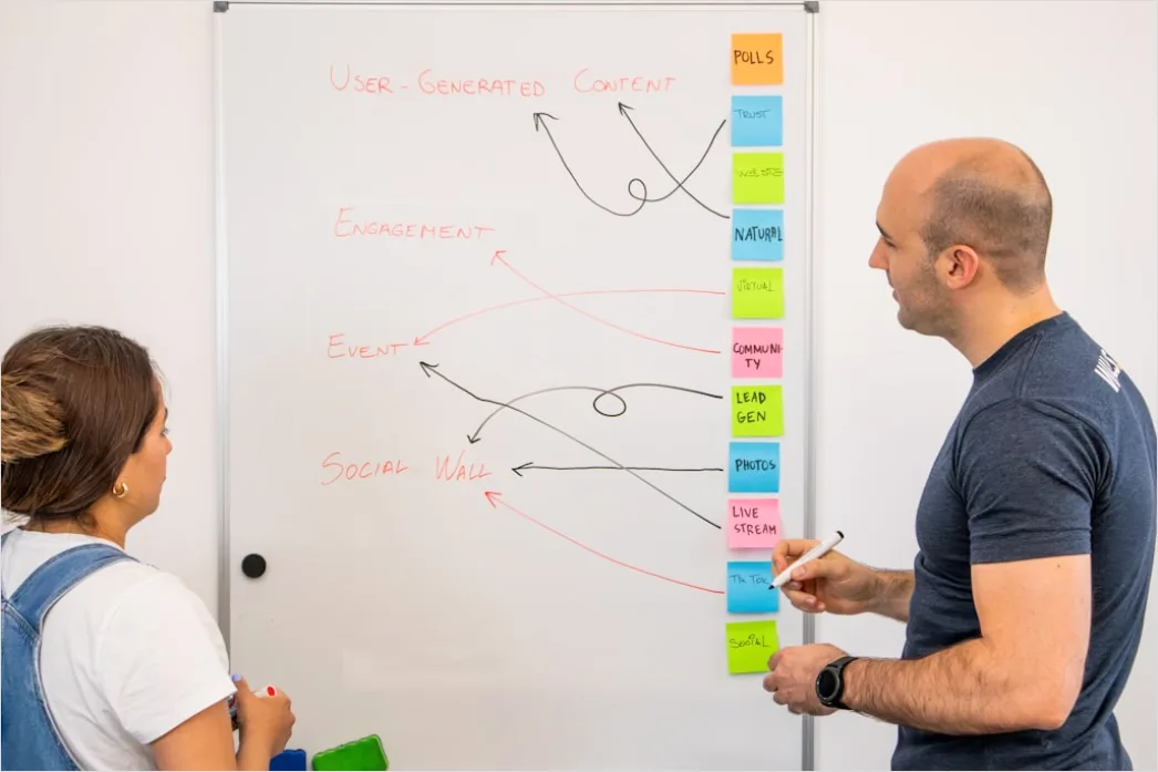 Detail Teacher Explaining Math Concept On Whiteboard Number 15