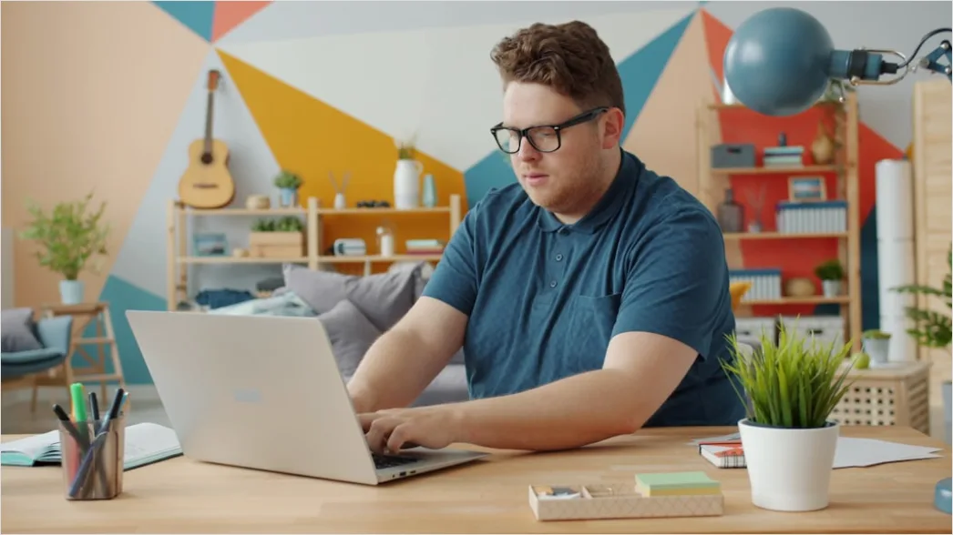 Detail Teenager Doing Homework With Laptop At Home Number 15