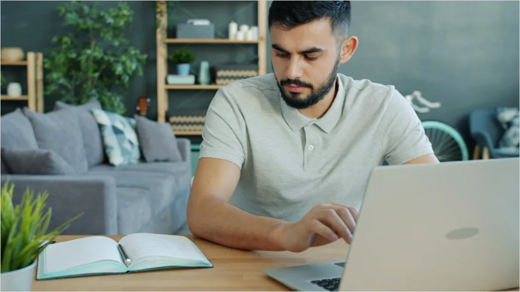 Detail Teenager Doing Homework With Laptop At Home Number 20