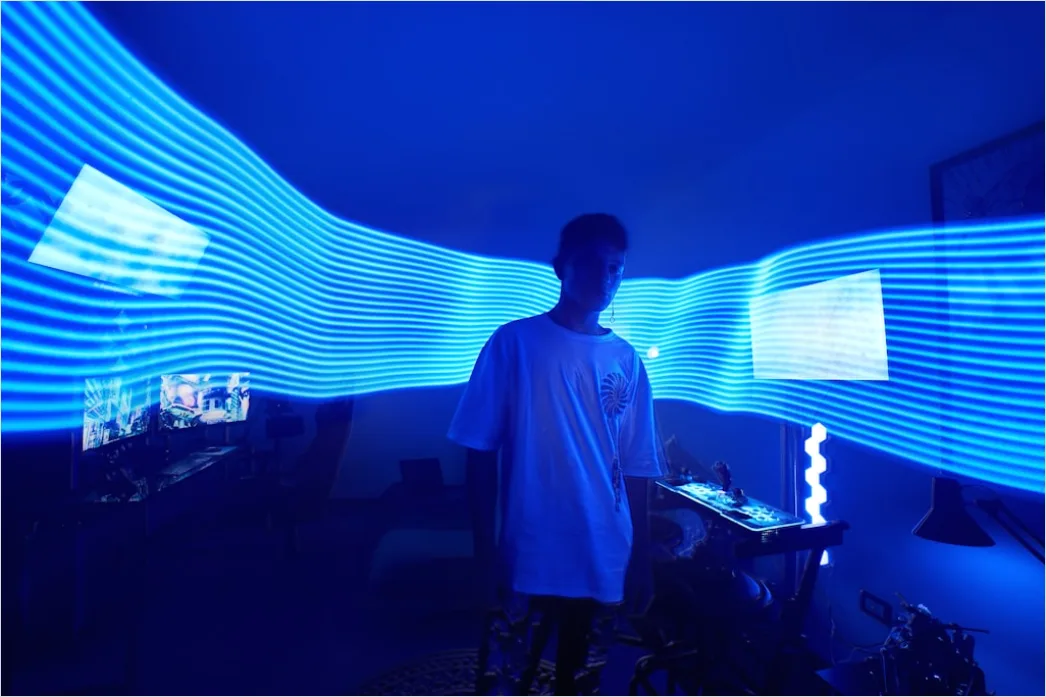 Detail Vr Meditation Experience Concept Calm Lighting Number 19