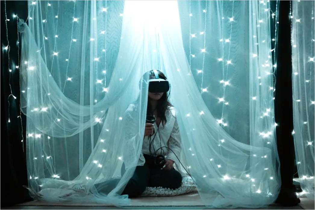 Detail Vr Meditation Experience Concept Calm Lighting Number 5