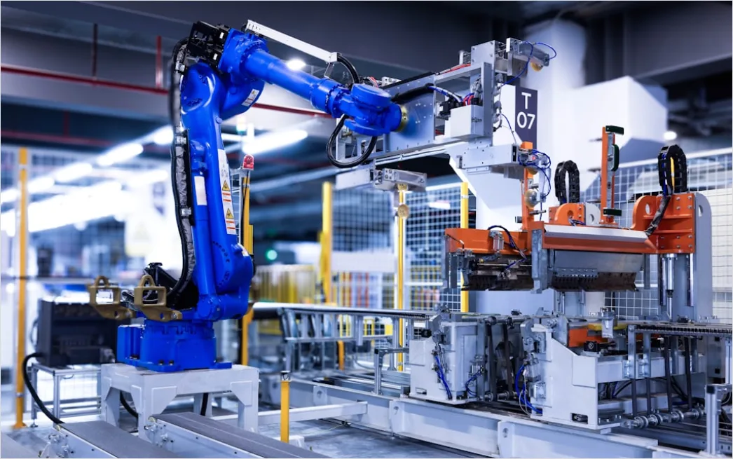 Detail Warehouse Automation Robots Moving Packages Scene Number 16