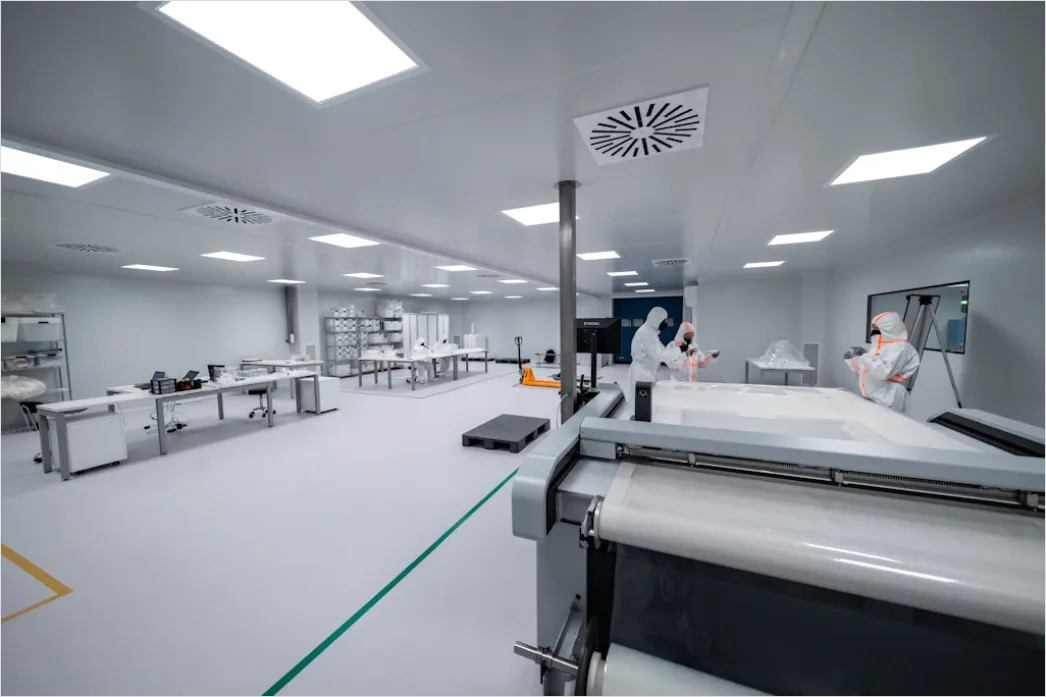 Aerospace Component Manufacturing Cleanroom Environment C2c6