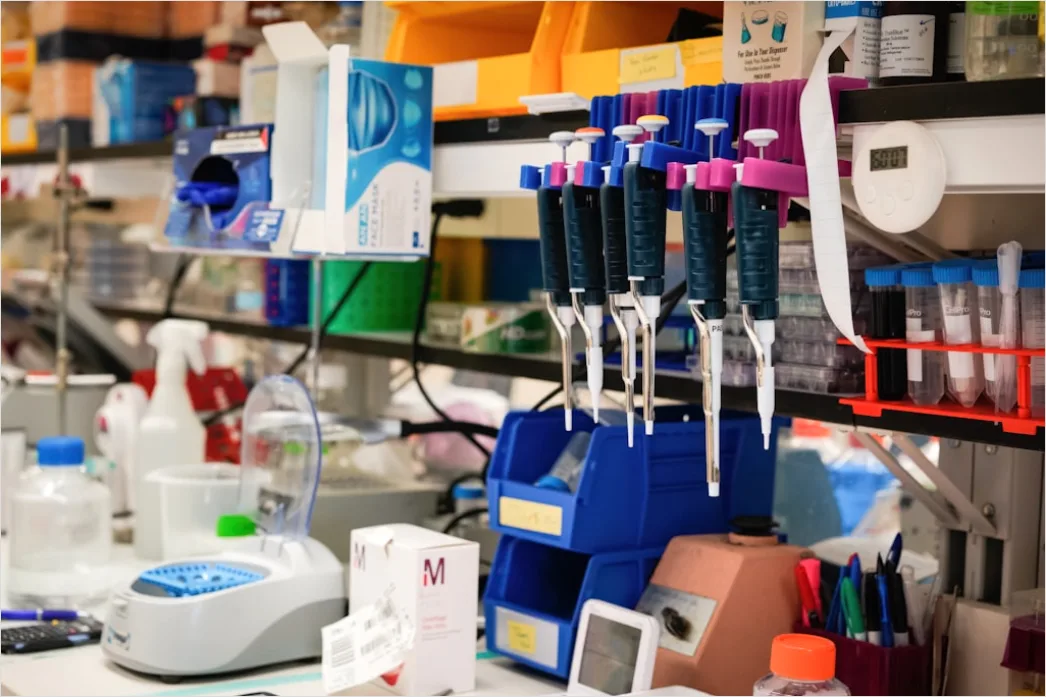 Detail Antibody Testing Laboratory Equipment And Samples Number 13