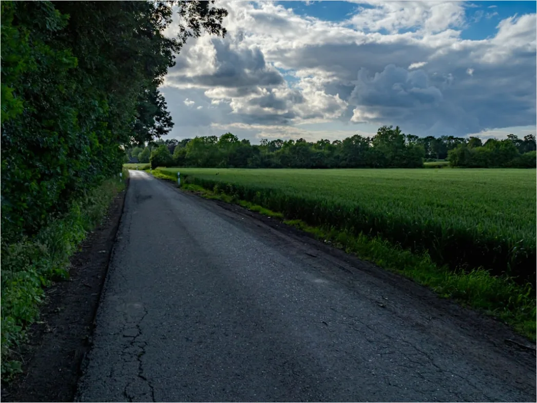 Detail Aston Martin Db12 On Country Road Landscape Number 2