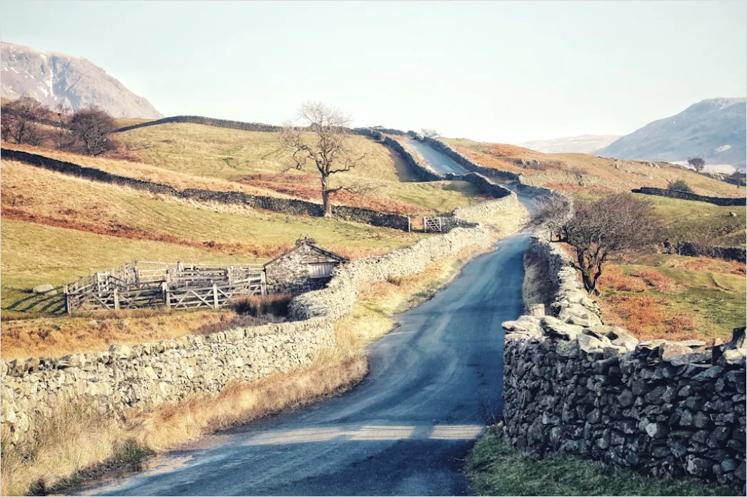 Detail Aston Martin Db12 On Country Road Landscape Number 10