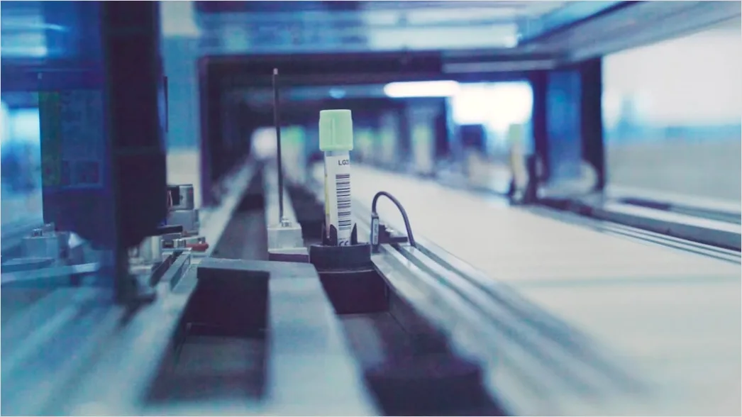 Detail Automated Production Line Conveyor Belt Close Up Number 13