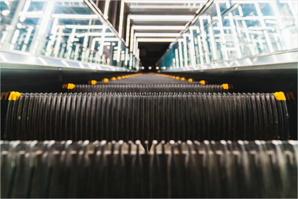 Detail Automated Production Line Conveyor Belt Close Up Number 20