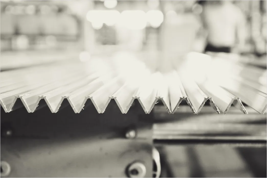 Detail Automated Production Line Conveyor Belt Close Up Number 9