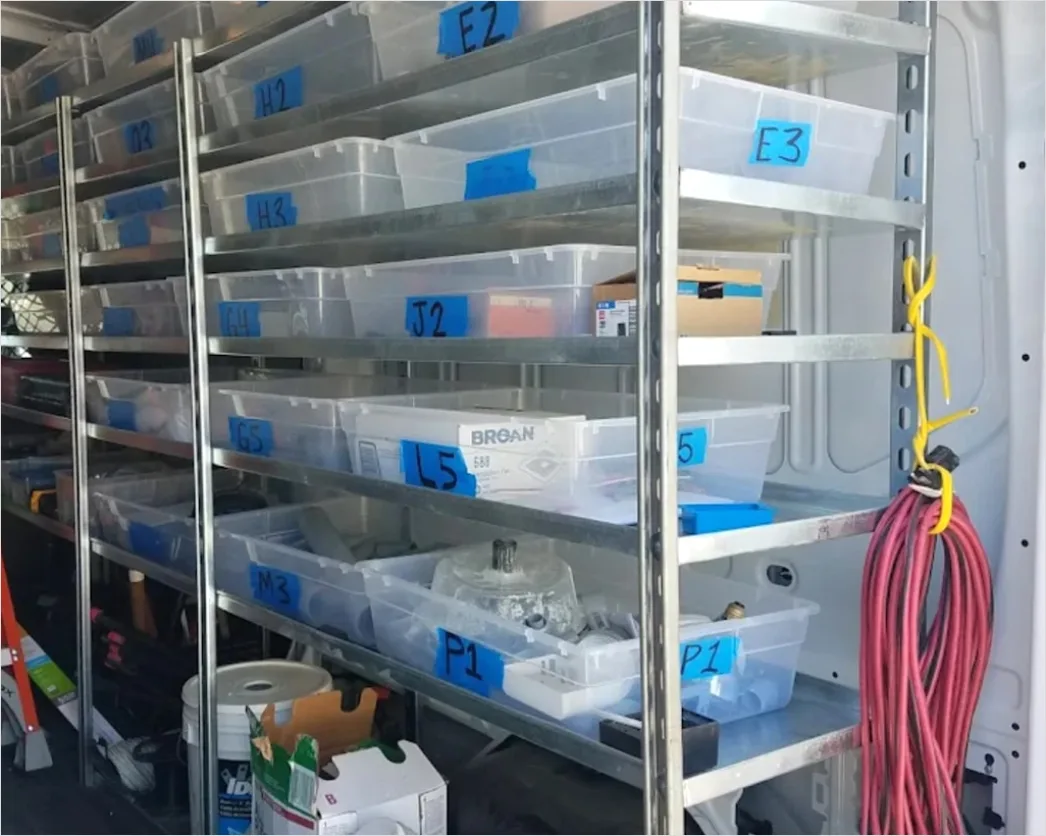 Detail Automotive Parts Warehouse Organized Storage Shelves Number 3