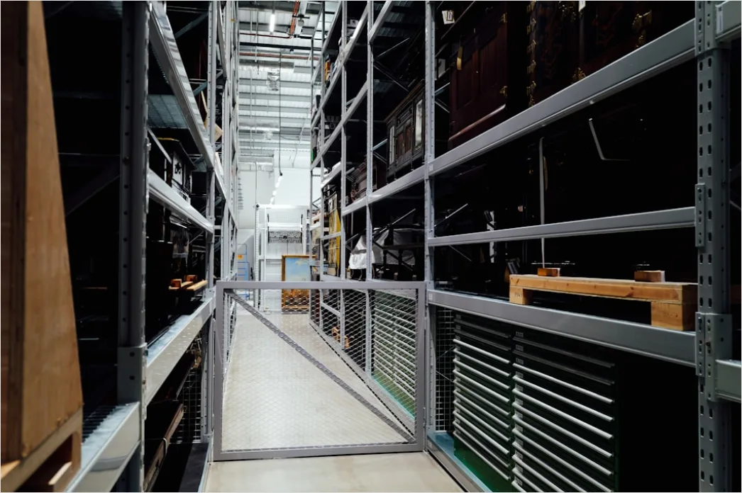 Detail Automotive Parts Warehouse Organized Storage Shelves Number 8