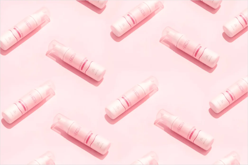 Detail Beauty Products Flat Lay Minimal White Background Number 13