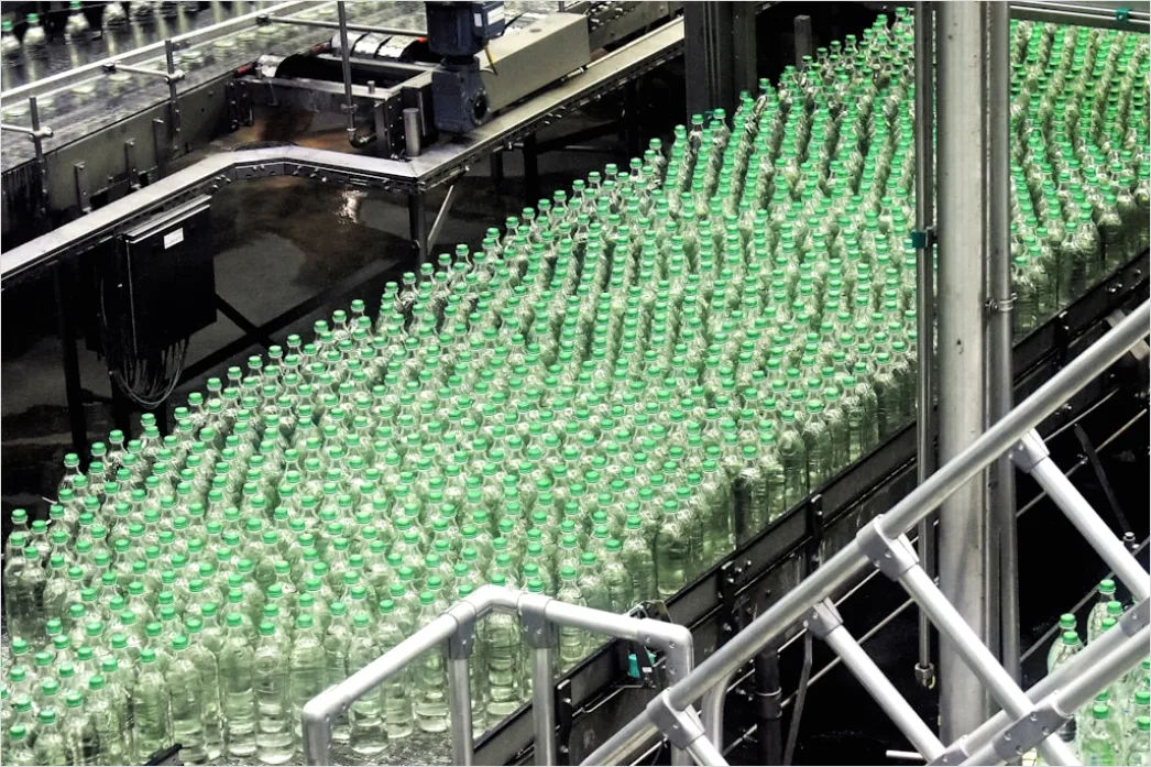 Beverage Factory Bottling Line Automated Filling 7bbc