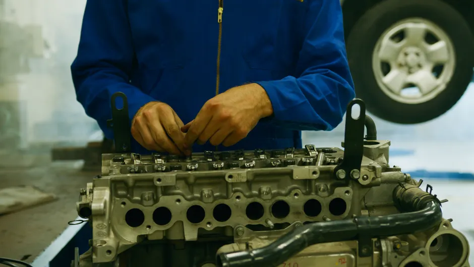 Detail Car Door Assembly Line Workers Fitting Parts Number 2