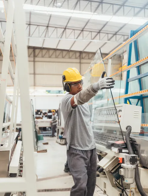 Detail Car Door Assembly Line Workers Fitting Parts Number 19