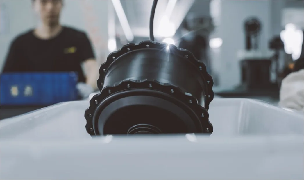 Detail Car Engine Close Up Machining In Factory Number 11