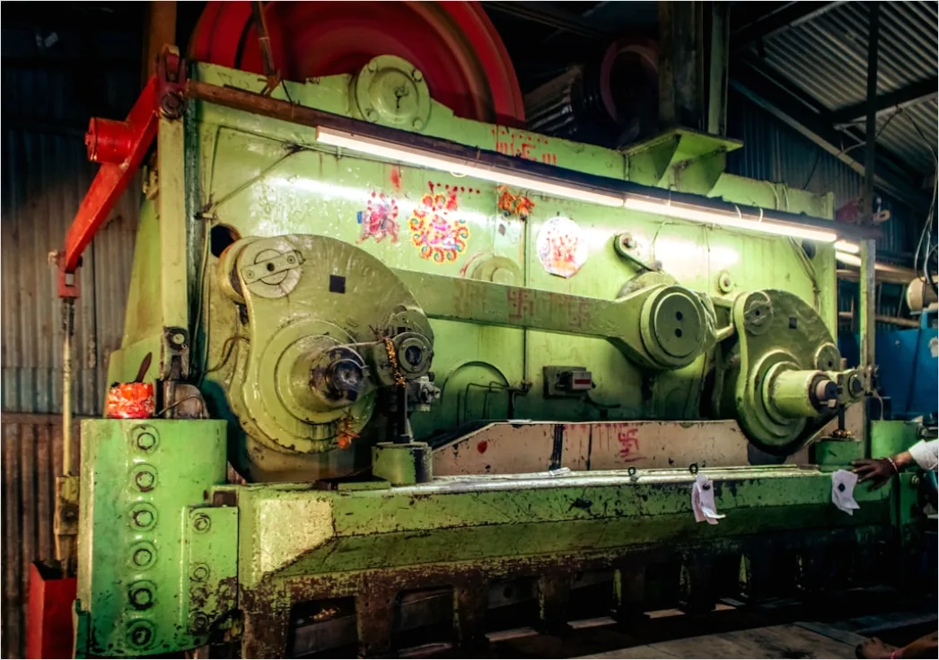 Detail Car Engine Close Up Machining In Factory Number 20
