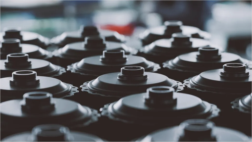 Detail Car Engine Close Up Machining In Factory Number 10