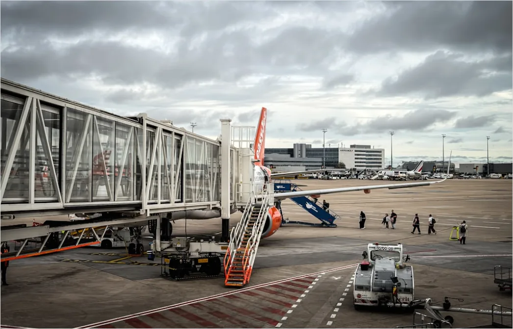 Detail Cargo Plane Loading Freight At Airport Terminal Number 15