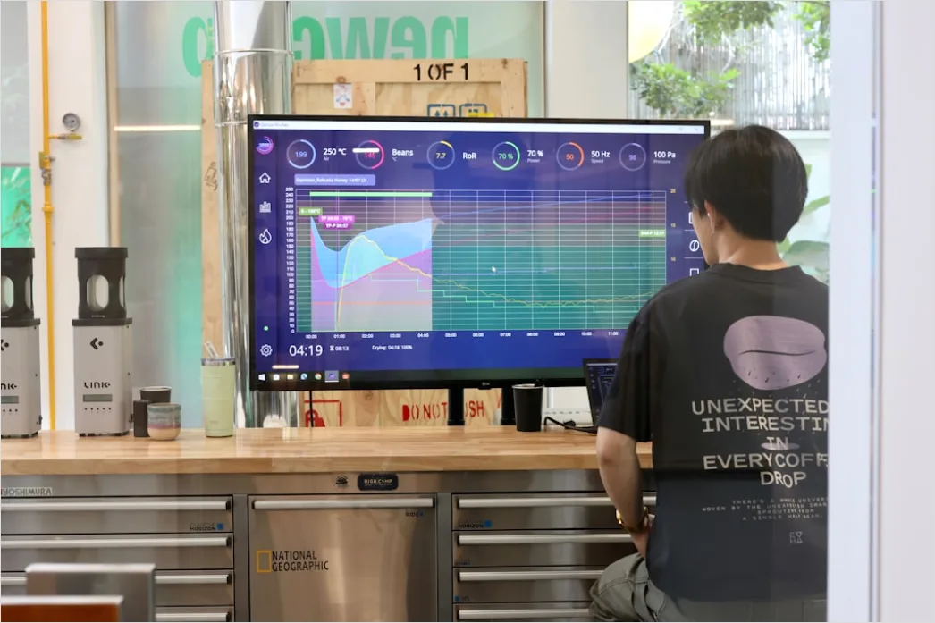 Detail Chemical Engineer Reviewing Process Data Screen Number 12