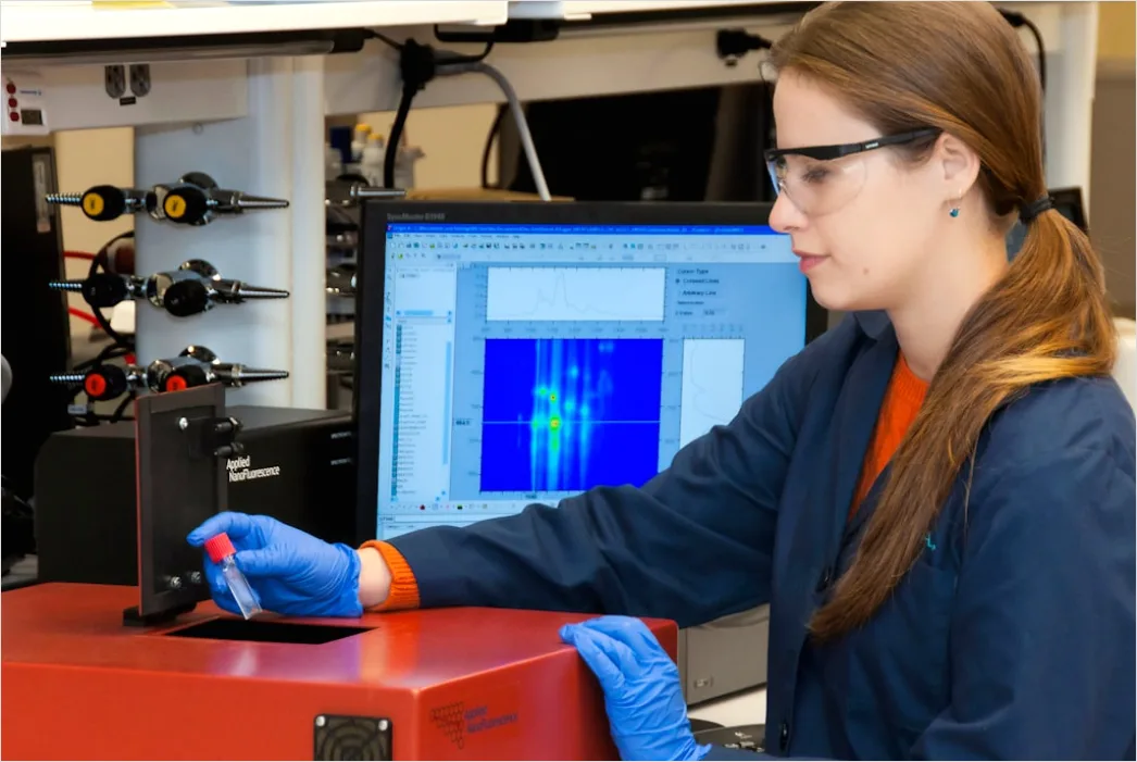 Detail Chemical Engineer Reviewing Process Data Screen Number 17