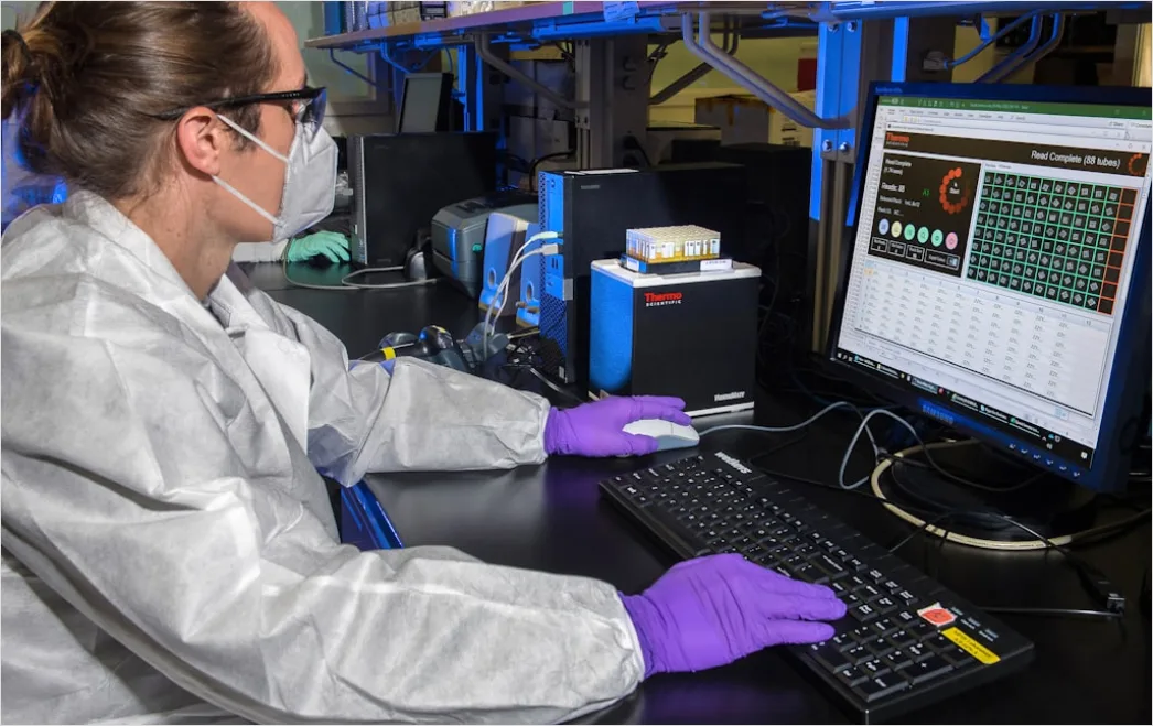 Detail Chemical Engineer Reviewing Process Data Screen Number 5