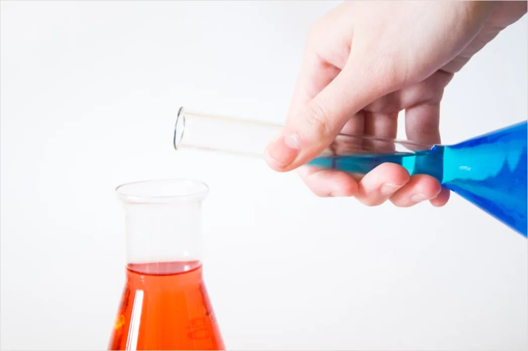 Detail Chemist Measuring Liquid With Graduated Cylinder Number 3