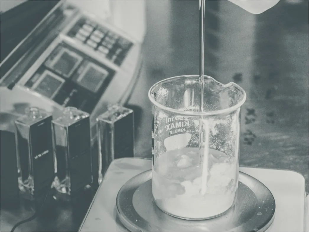 Detail Chemist Measuring Liquid With Graduated Cylinder Number 4